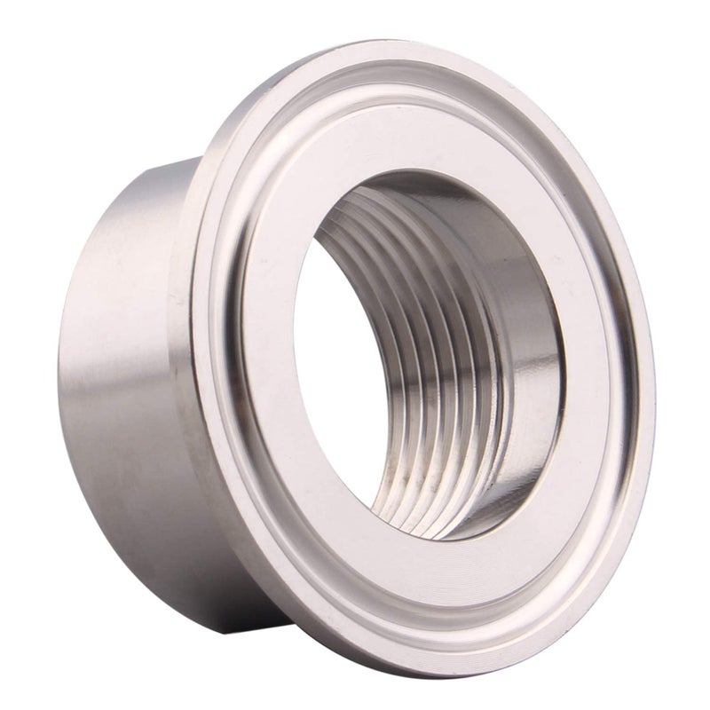 DERNORD Sanitary Tri Clamp to NPT Female Tri Clover (1"" NPT Female (1.5 inch Tri-clamp)) - Image 3